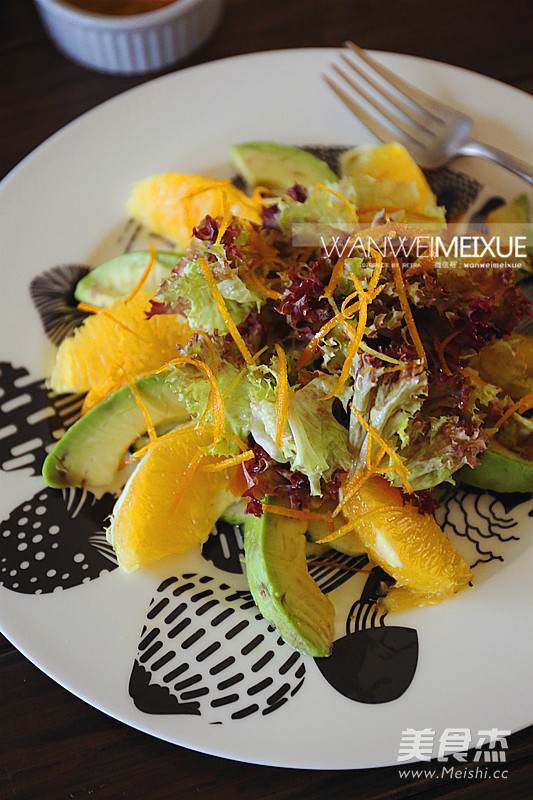 Avocado Sweet Orange Salad recipe