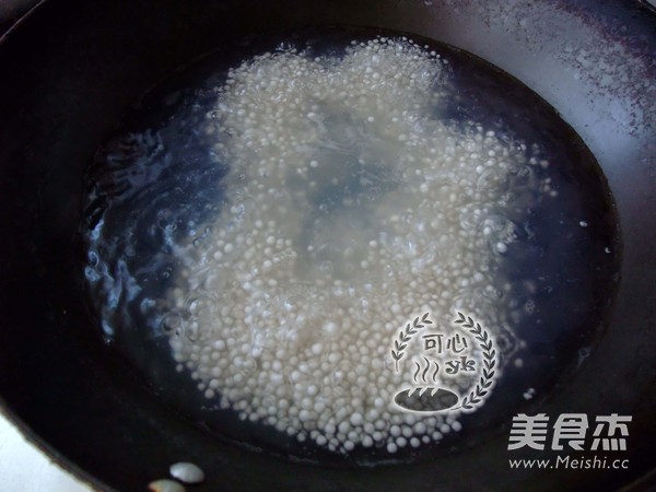 Super Q Sticky Delicious Sago Pumpkin Taro Balls recipe