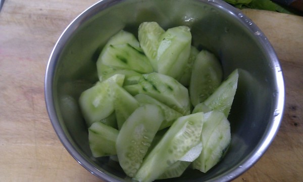 Preserved Egg with Cucumber recipe