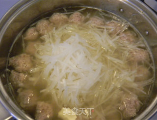 Carrot Shredded Boiled Meatballs recipe
