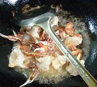 Fried Crab with Yuba recipe