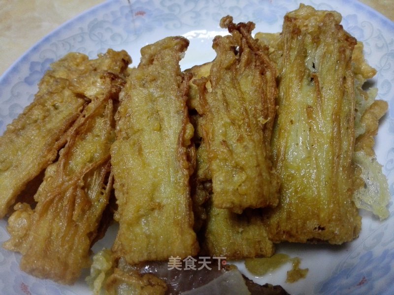 Fried Enoki Mushroom recipe