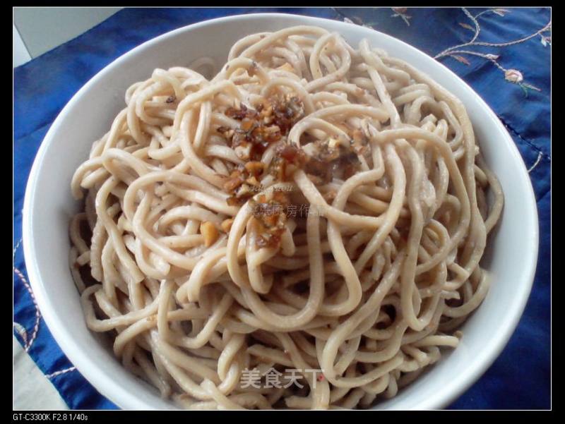 Hot Dry Noodles with Sauce recipe