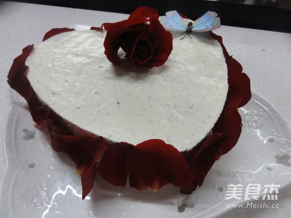 Dragon Fruit Mousse Cake recipe