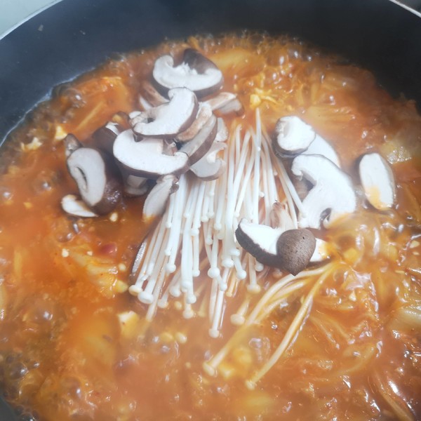 Korean Kimchi Tofu Soup recipe