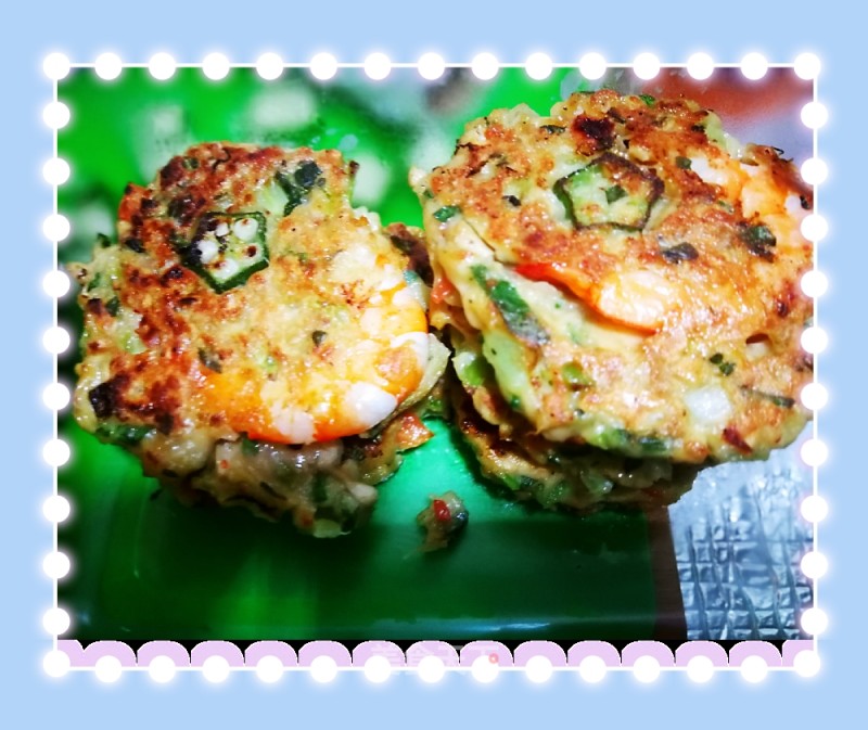 Shrimp, Tofu and Vegetable Pancakes recipe