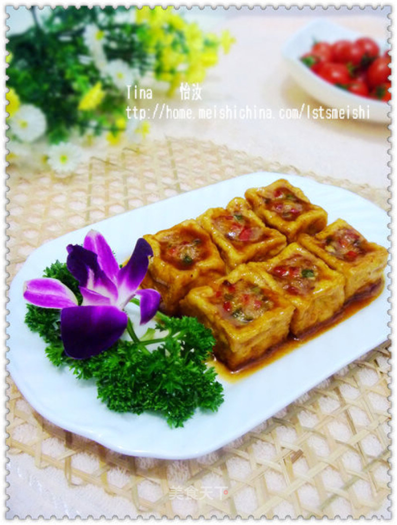 [yi Ru Simple Banquet Dishes] Another Way to Eat Tofu----colorful Treasure Box