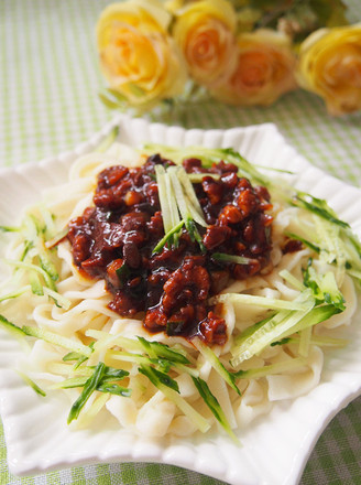 Korean Spicy Soybean Paste Noodles recipe