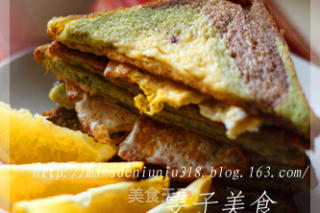 Toast Omelette Sandwich recipe