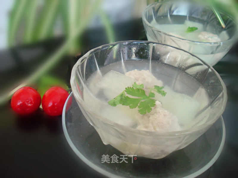 Winter Melon Boiled Meatballs recipe