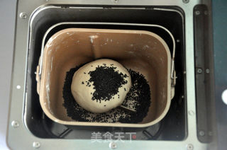 #the 4th Baking Contest and is Love to Eat Festival#black Sesame Bagel Sandwich recipe