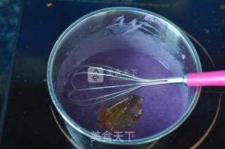 Purple Potato Mousse Cake recipe