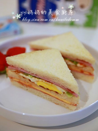 Ham and Egg Sandwich recipe