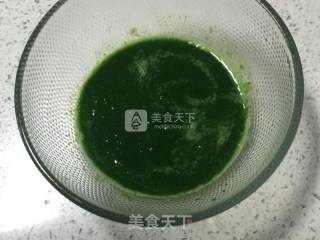 #aca烤明星大赛# Spinach Biscuit Ring (very Suitable for Baby's Teething Biscuits) recipe