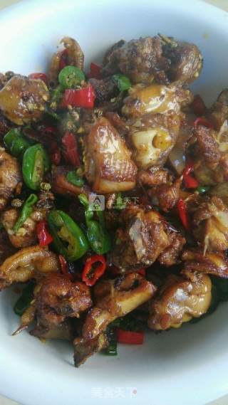 Spicy Stir-fried Chicken with Spicy Pepper recipe