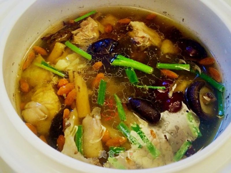 Sea Cucumber Chicken Soup recipe