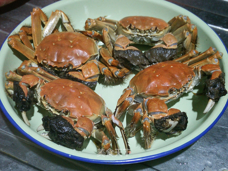 Steamed Hairy Crabs recipe