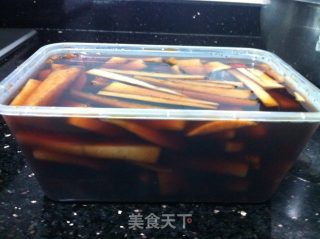 Sweet and Sour Radish Peel recipe