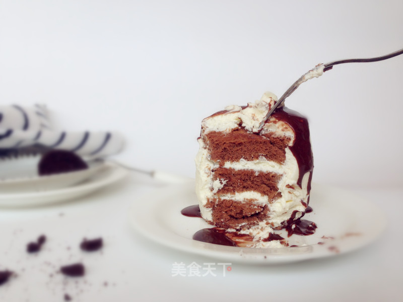 Cocoa Cake with Glaze recipe