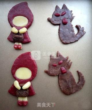 #aca烤明星大赛#little Red Riding Hood Big Bad Wolf Cookies recipe