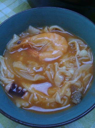 Korean Hot Pot Noodles recipe