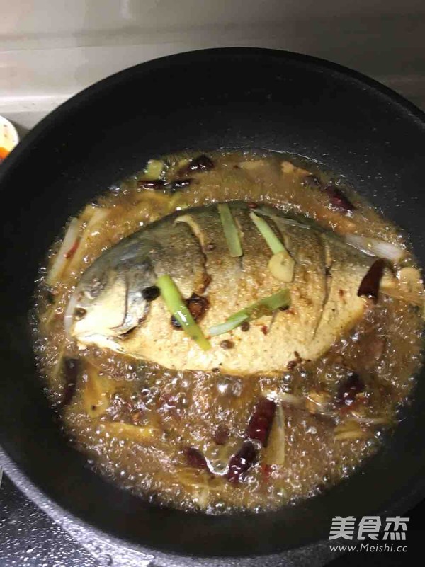 Braised Pomfret recipe