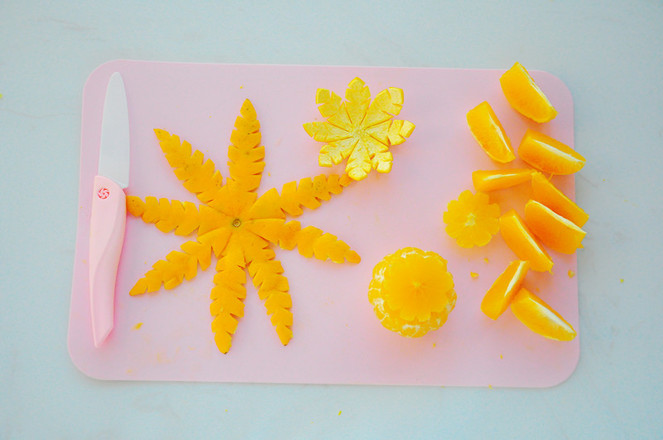 Apple Orange Fruit Platter recipe