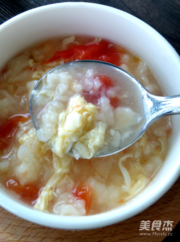Northeastern Tomato and Egg Knob Soup recipe