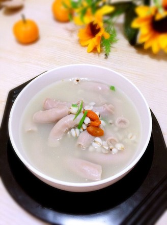Pork Small Intestine and Coix Seed Soup