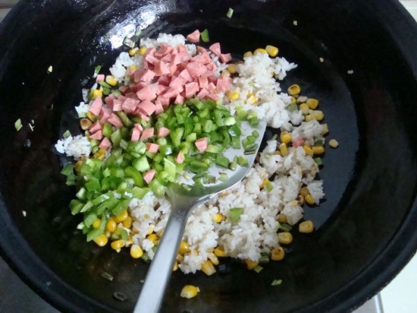 Corn Fried Rice recipe