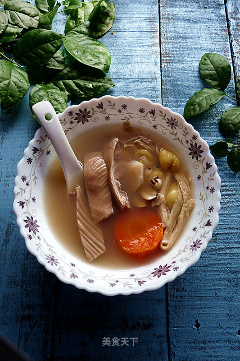 Pork Belly Soup with Ginkgo and Yuba recipe