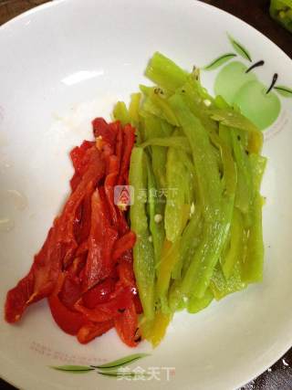 Roasted Peppers Mixed with Eggplant recipe