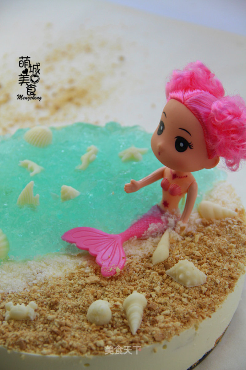 The Most Popular Beach in Summer---sea Mousse Cake recipe