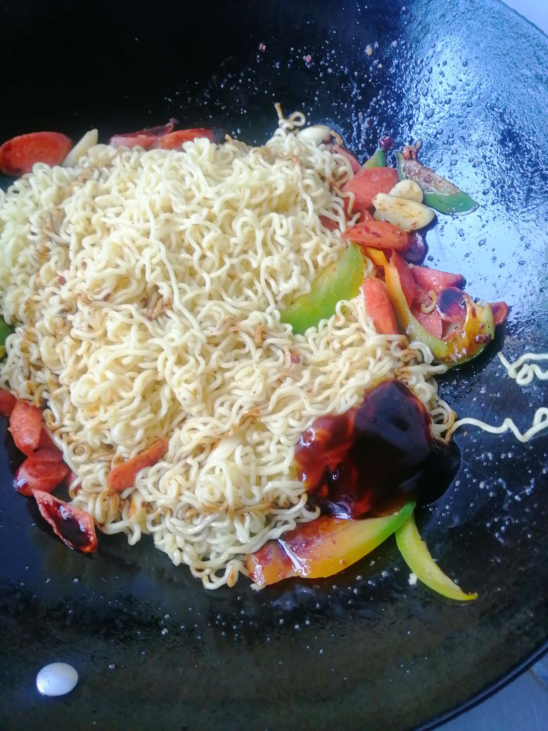 Fried Instant Noodles recipe