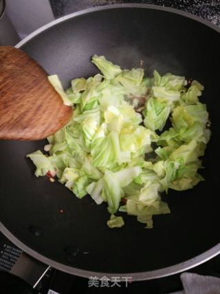 Stir-fried Cabbage with Oyster Sauce and Garlic recipe