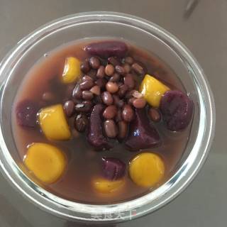 Red Bean Taro Balls Syrup recipe