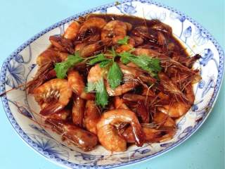 Sauce Fried Shrimp recipe