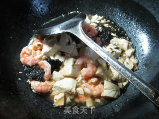 Tofu with Seaweed and Shrimp recipe
