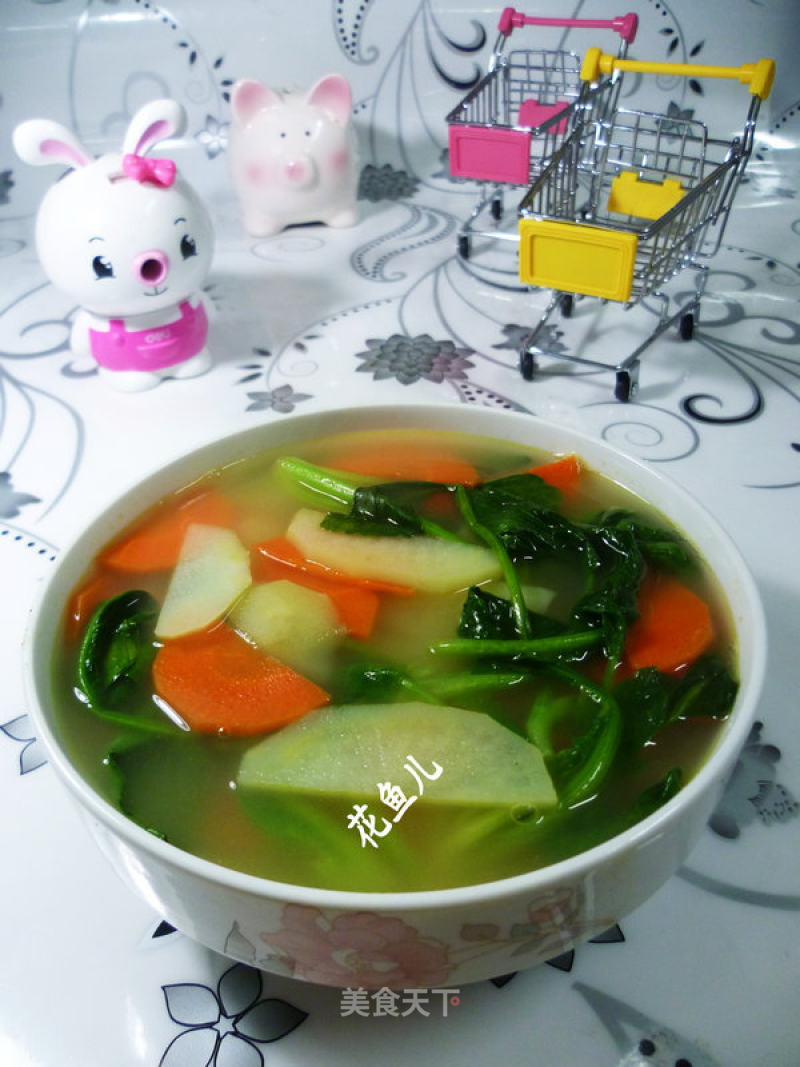 Three Vegetables in Soup recipe