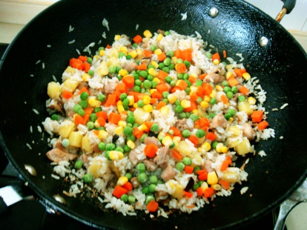 Colorful Chicken Stew Rice recipe