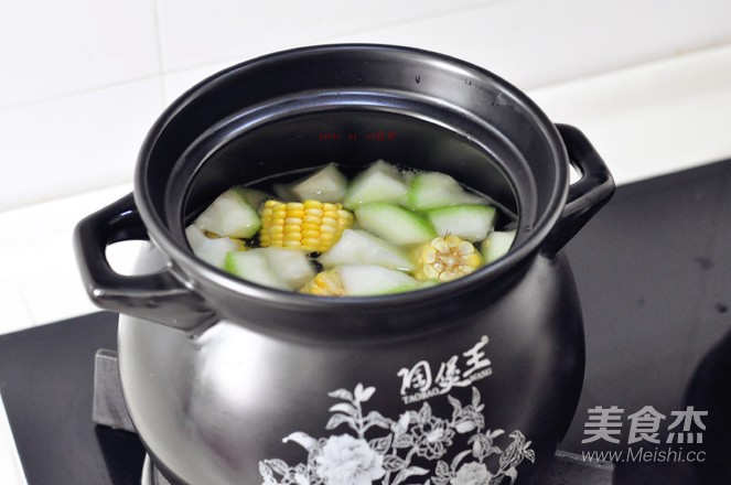 Corn and Winter Melon Soup recipe