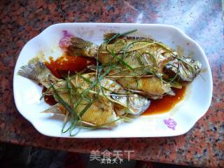 Microwave Version Steamed Sunfish recipe