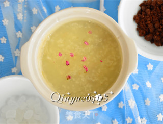 Peach Blossom Porridge recipe