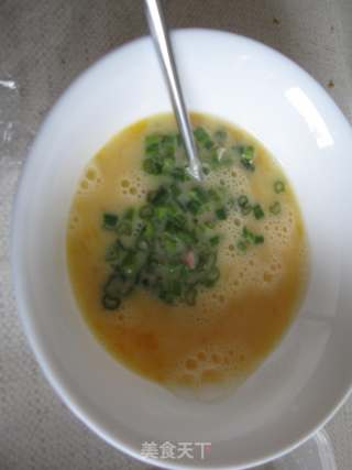 Scrambled Eggs with Scallions recipe