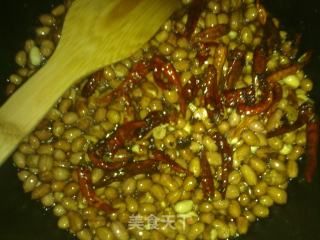 Fried Peanuts with Dried Chili recipe