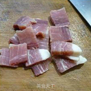 Stir-fried Lettuce with Bacon recipe