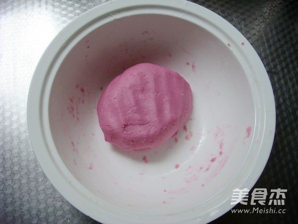 Purple Sweet Potato Snowy Mooncake recipe