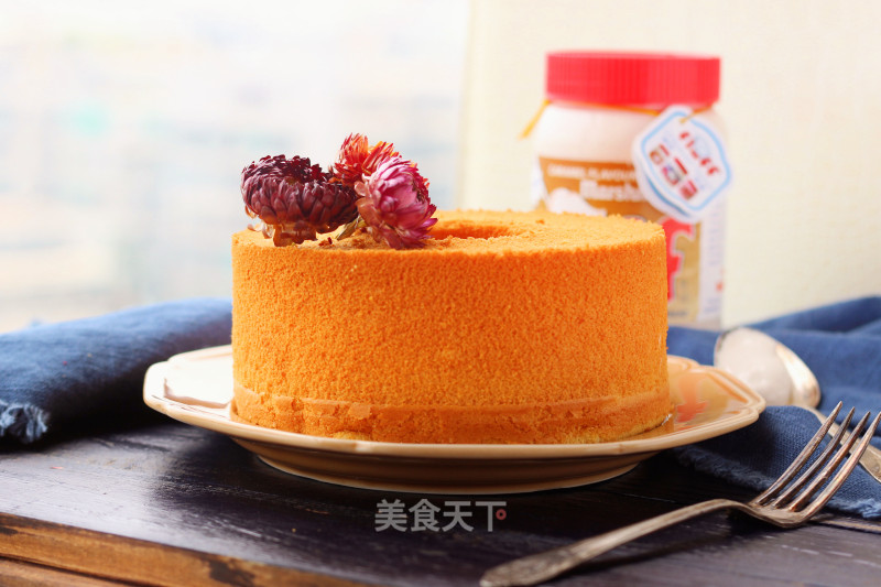 Fluff Caramel Flavor Marshmallow Chiffon Cake recipe