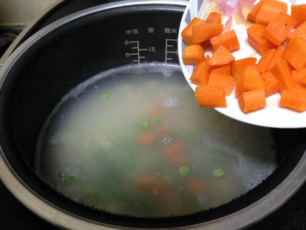 Vegetable Fragrant Rice Porridge recipe