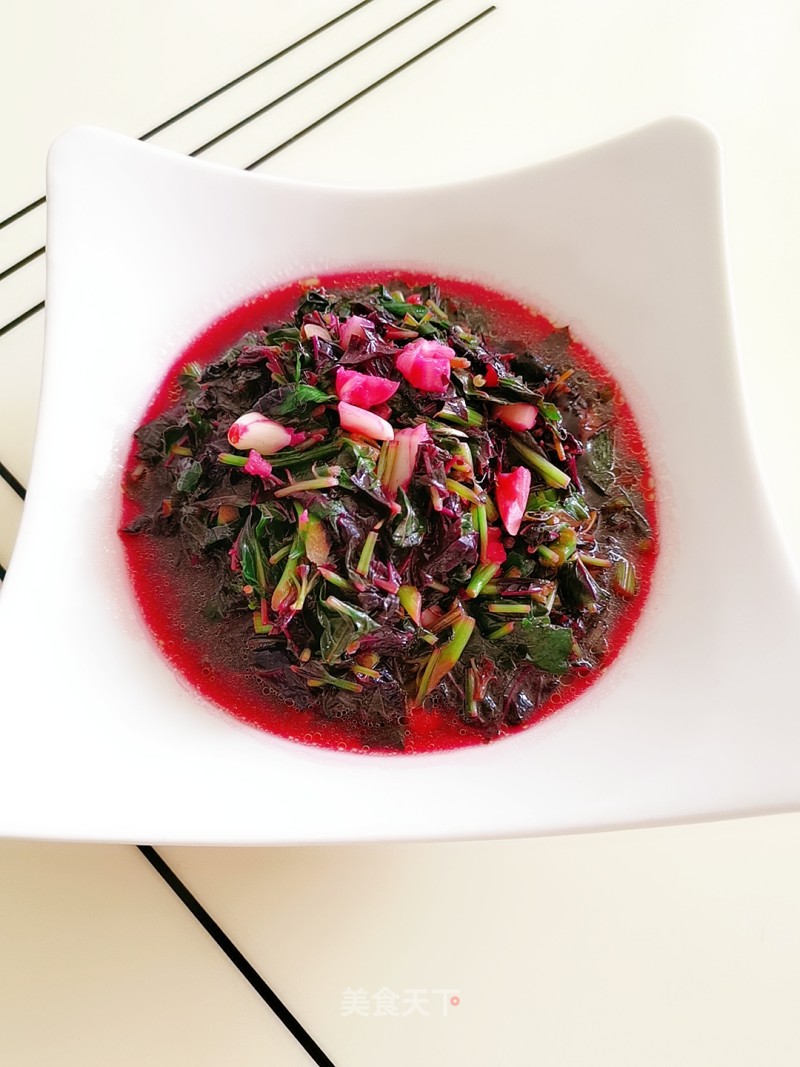 Amaranth with Garlic recipe
